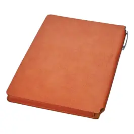 הדפסה על מחברת עסקים A5 מקום לעט בכריכה
