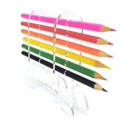מעמד לנייד משולב עם עפרונות צבעוניים