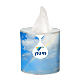 קופסת טישו ממותגת בגליל