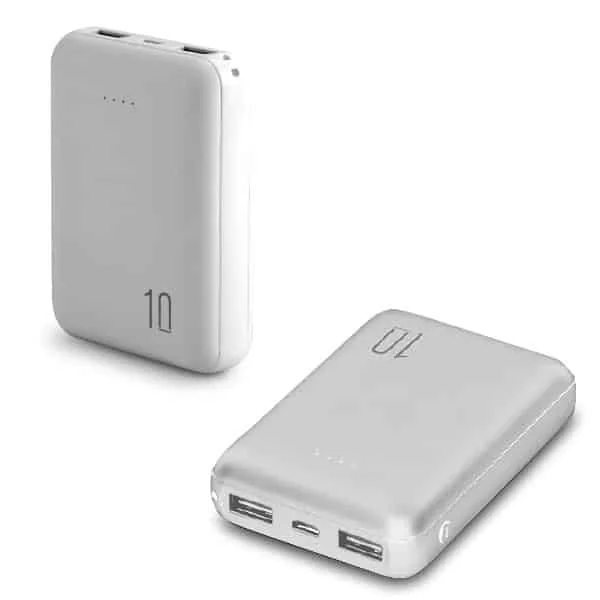 אורנוס - מטען נייד קומפקטי בנפח 10,000mAh – לבן