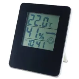 אייר – שעון שולחני דיגיטלי עם מד מעלות ומד לחות באחד