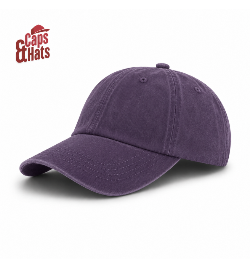 Dad Cap Stone Wash – סגול