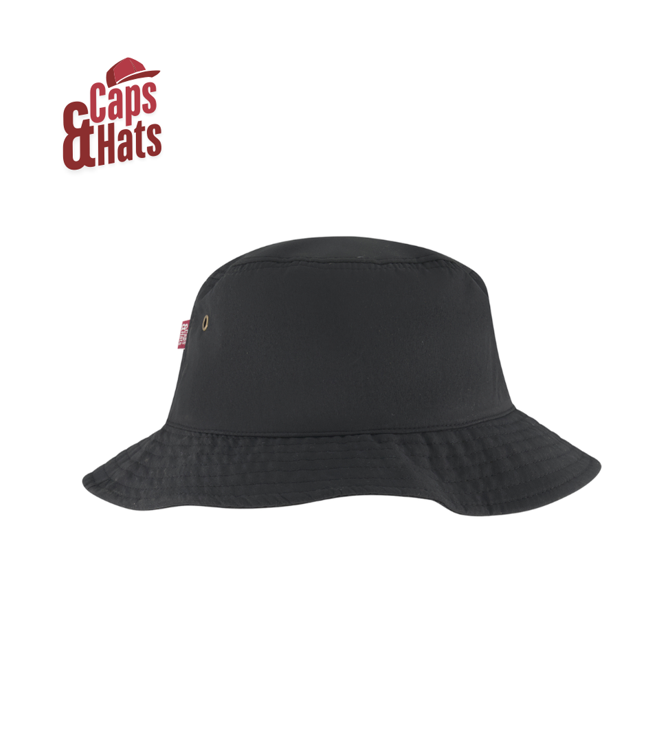 כובע באקט מכותנה עבה – Bucket Hat – שחור