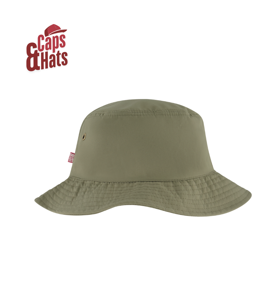 כובע באקט מכותנה עבה – Bucket Hat – ירוק זית