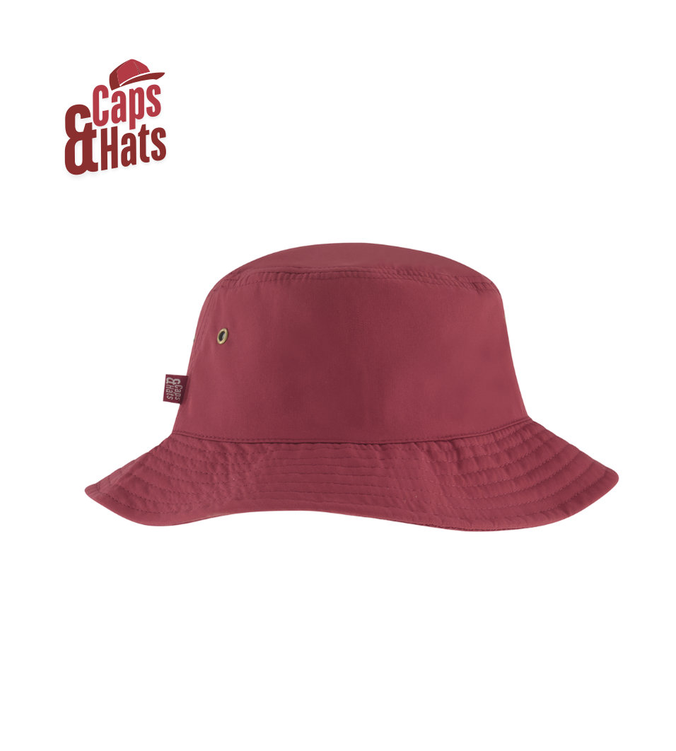 כובע באקט מכותנה עבה – Bucket Hat – בורדו