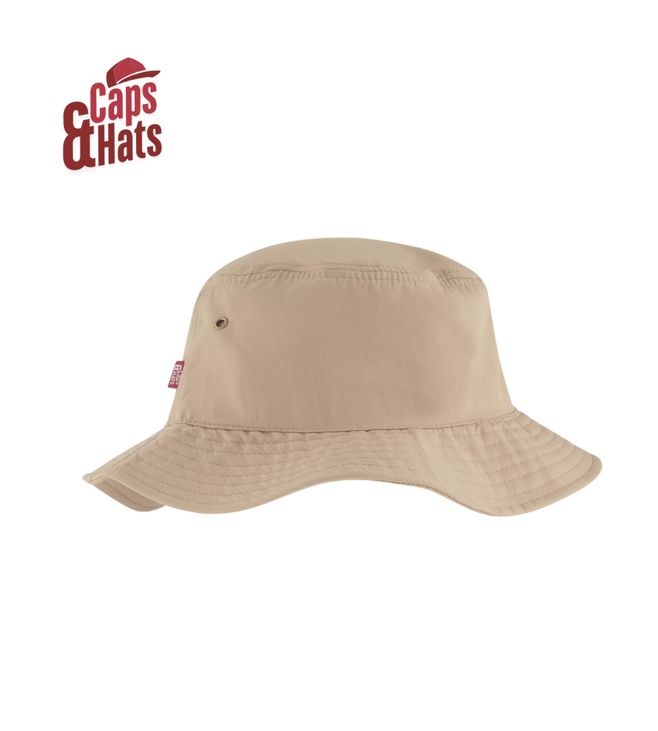 כובע באקט מכותנה עבה – Bucket Hat – בז׳ מדבר